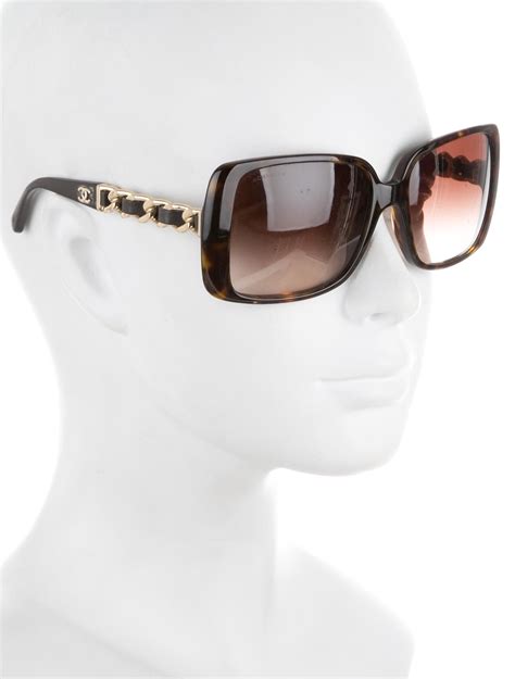 chanel chain link sunglasses|Eyewear .